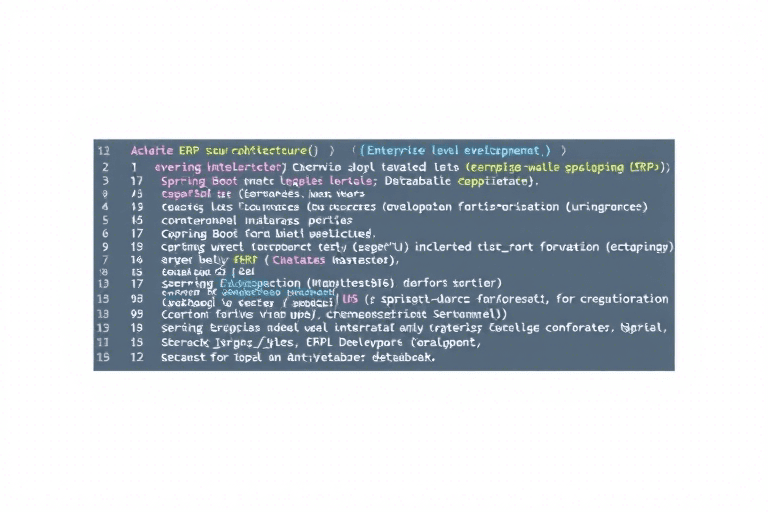 麦ERP源码如何开发？企业级系统架构与实战指南全解析