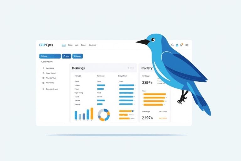 蓝鸟ERP如何实现企业资源规划与管理？