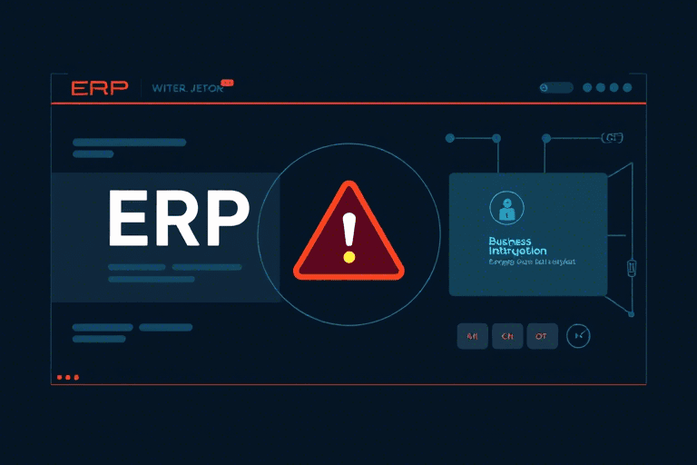 ERP不能用怎么办？如何应对ERP系统故障与业务中断问题