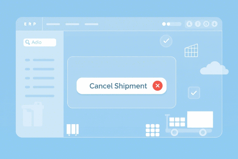 ERP取消发货的正确操作方法和注意事项有哪些