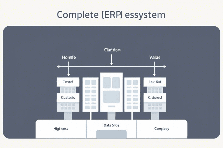 ERP局限：为何企业无法全面依赖ERP系统实现高效管理？