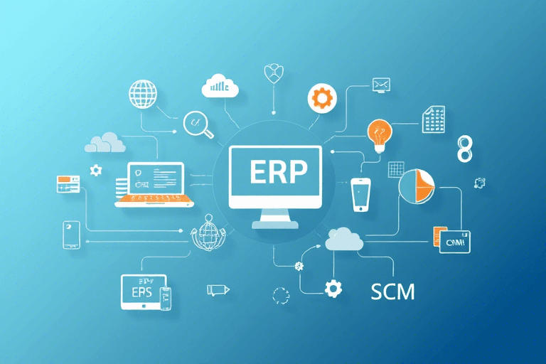 ERP、CRM与SCM如何协同工作？企业数字化转型的关键路径解析