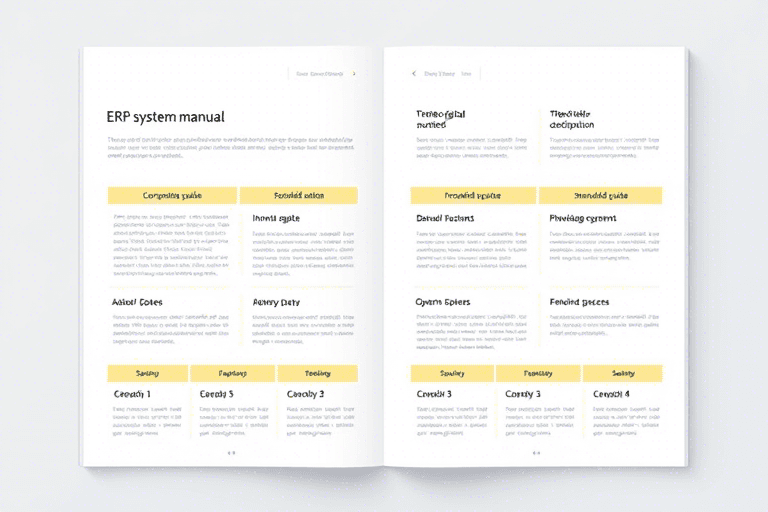 如何制作一份高效实用的ERP系统手册？企业实施与培训的关键指南