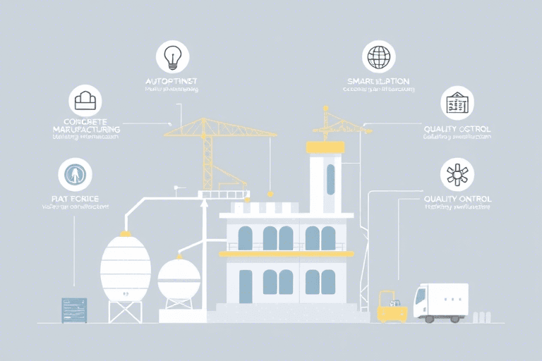 混泥土生产管理系统如何实现高效、精准的混凝土生产全流程管控