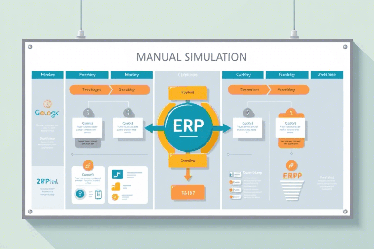 如何制作ERP手工沙盘图？手把手教你从零开始搭建企业运营模拟模型