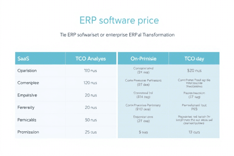 一套ERP软件多少钱？企业选型需考虑的五大关键因素