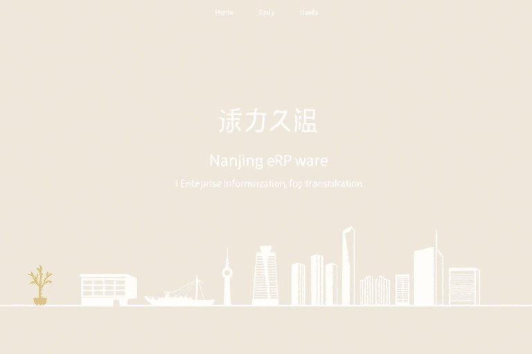 南京ERP软件公司排行：如何选择最适合本地企业的解决方案？