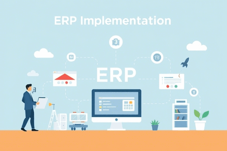 ERP实施步骤怎么做？企业成功落地系统的关键流程全解析