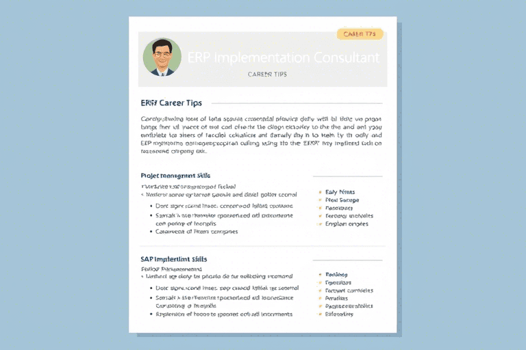 ERP实施简历怎么写？掌握这5大技巧轻松脱颖而出