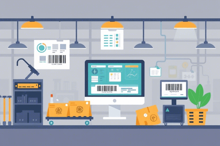 生产管理条码系统怎么做？如何用条码技术提升工厂效率与精准度？