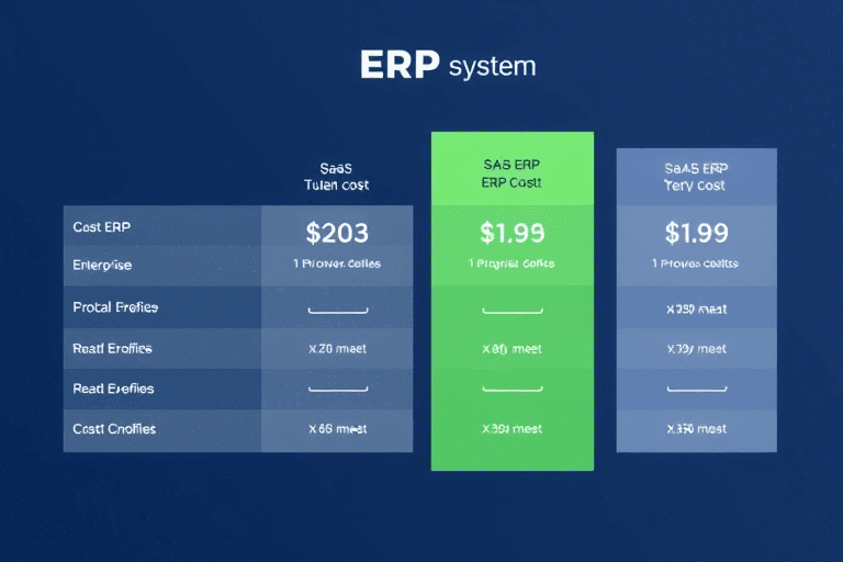 ERP系统价格多少？企业如何选择性价比最高的解决方案