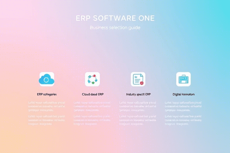 ERP软件分几种？常见类型及企业选型指南全解析