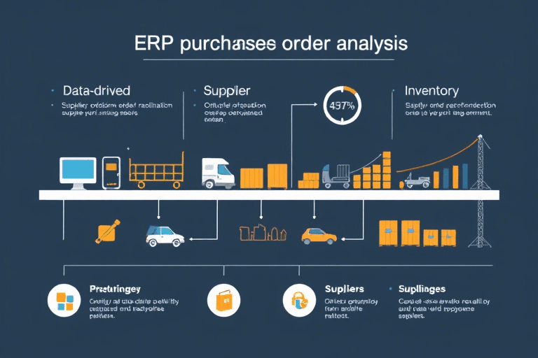 ERP采购订单分析怎么做？如何通过数据洞察优化供应链效率？