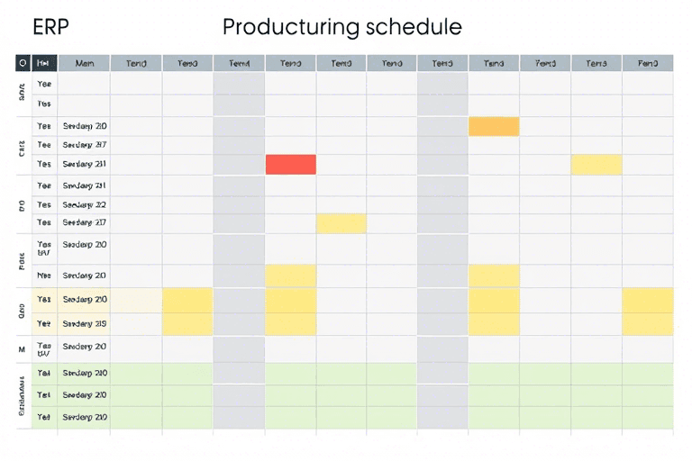 ERP主生产计划矩阵怎么做？如何高效制定与优化企业生产排程方案？