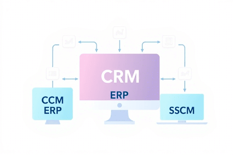 CRM ERP SCM系统如何协同工作提升企业运营效率
