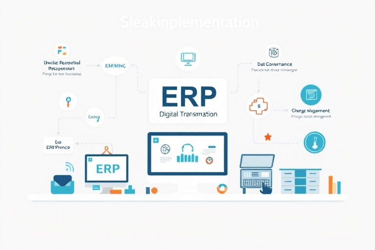 ERP实施关键：如何确保企业数字化转型成功落地
