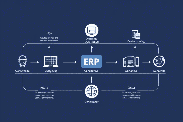 ERP业务流程如何设计才能提升企业效率与数据一致性？