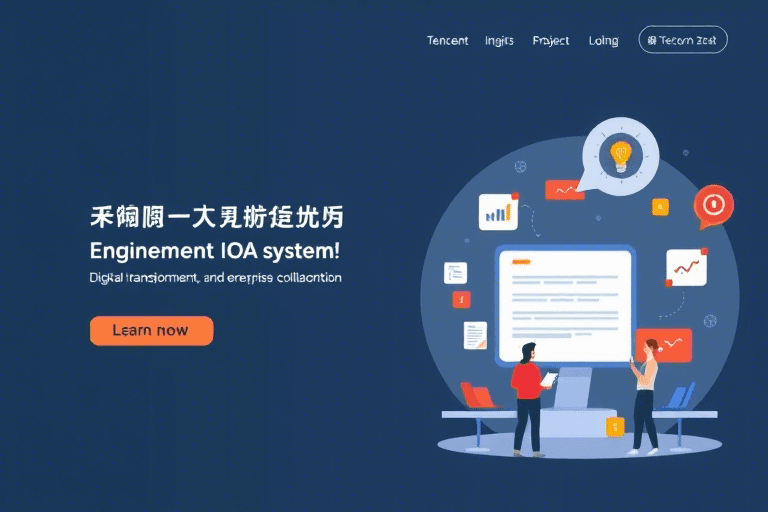 腾讯工程管理OA系统如何助力企业高效协同与数字化转型