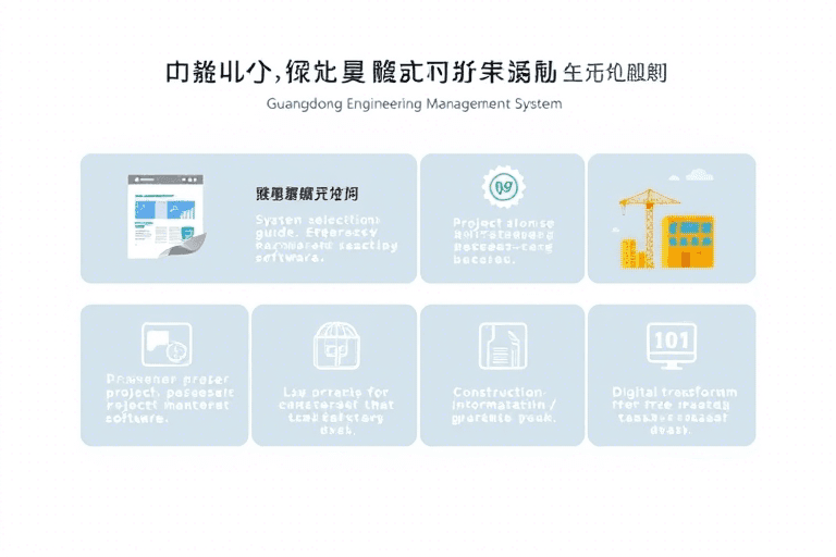 广东工程管理系统找哪家？如何选择靠谱的系统供应商和服务商