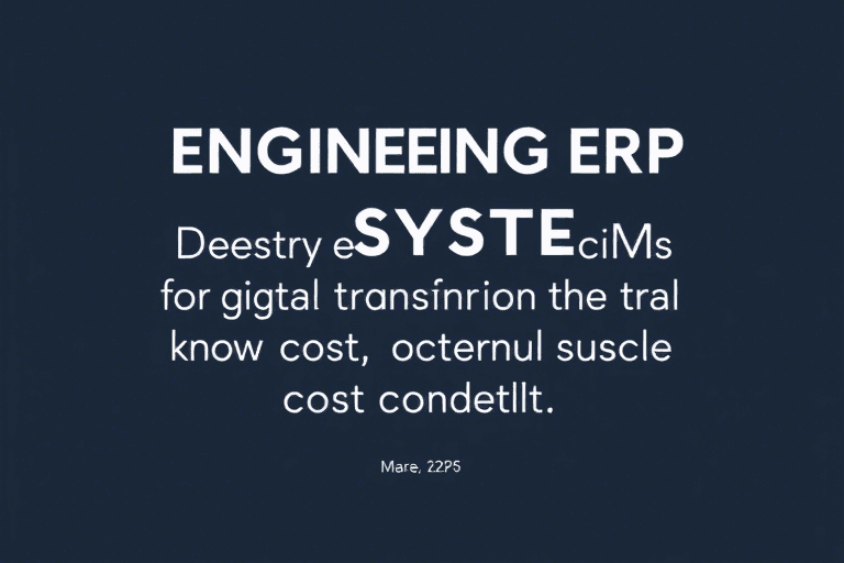 工程ERP管理系统报价怎么定？如何科学评估其成本与价值？