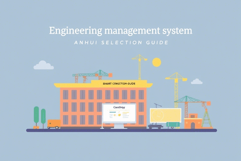 安徽工程管理系统选哪家？如何科学评估与选择最适合的系统供应商