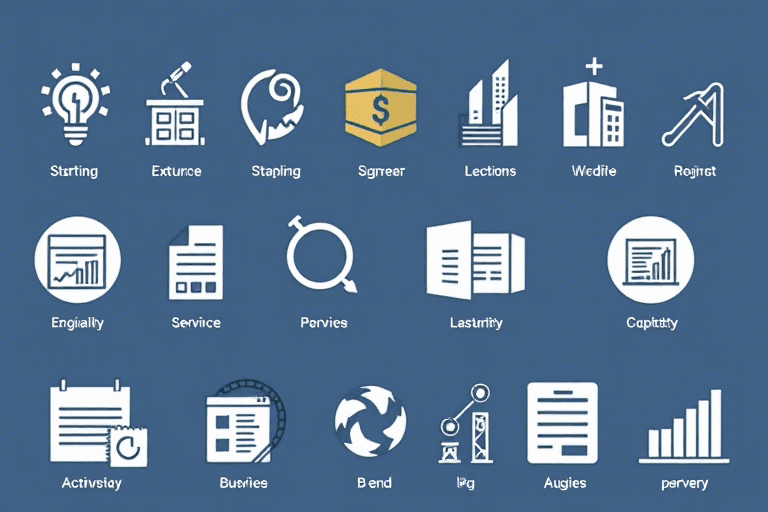 工程管理系统图标怎么设计才能既专业又直观？