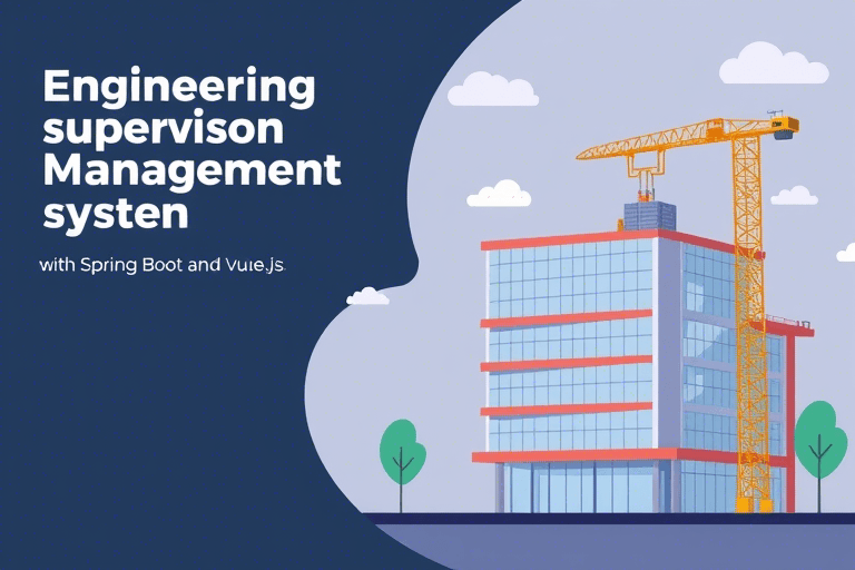 工程监理管理系统源码如何开发？全流程详解与技术实现指南