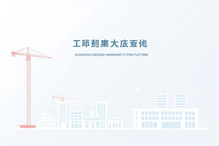 山东工程管理系统平台如何助力建筑行业数字化转型与高效管理