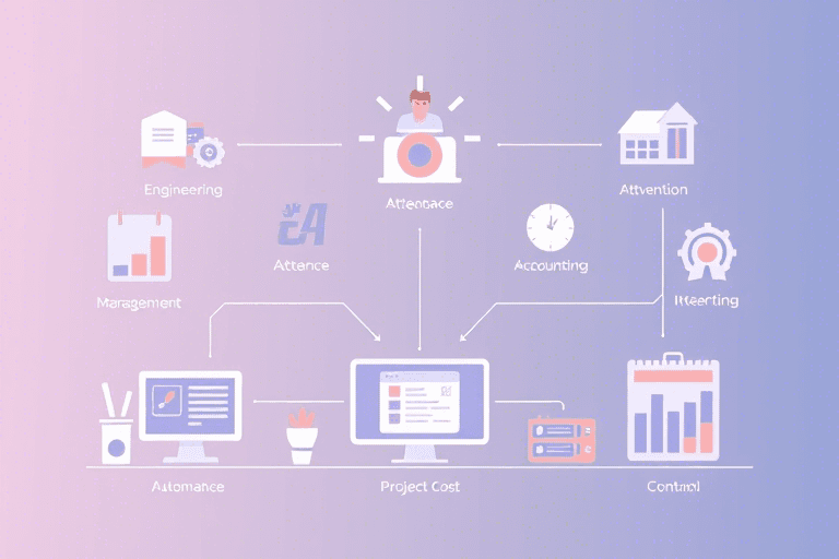 工程考勤记账管理自动系统怎么做？如何实现高效精准的项目成本与人员管控？