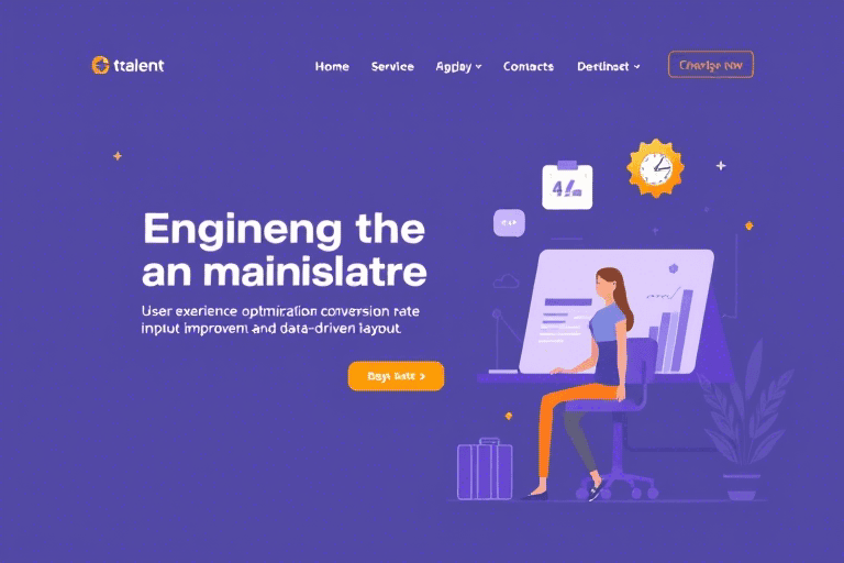 工程人才管理系统官网首页如何设计才能提升用户体验与转化率