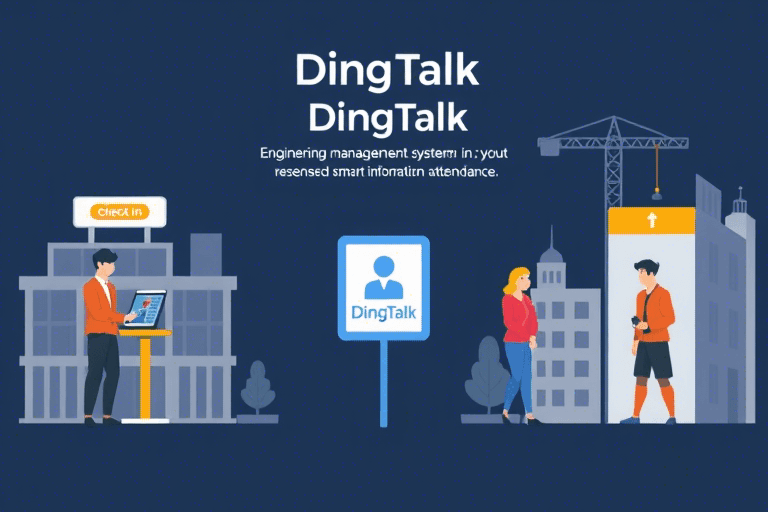 钉钉打卡工程管理系统：如何实现工地人员高效管理与考勤精准化