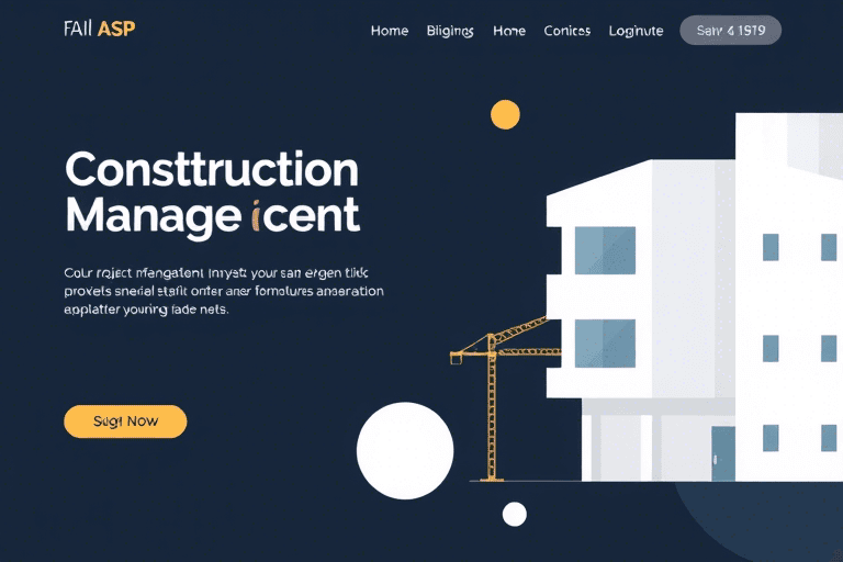 ASP建筑工程管理系统如何实现高效项目管理与数据集成