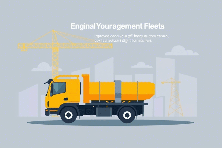 工程车队管理系统软件如何提升施工效率与成本控制？