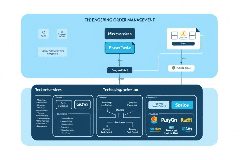 工程订单管理系统架构图怎么设计才能高效稳定？