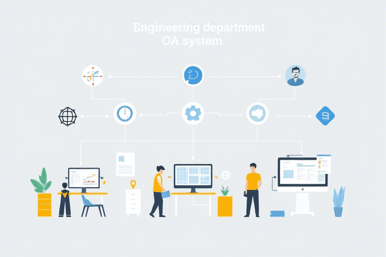 工程部使用OA管理系统能提升效率吗？如何实现全流程数字化管理？
