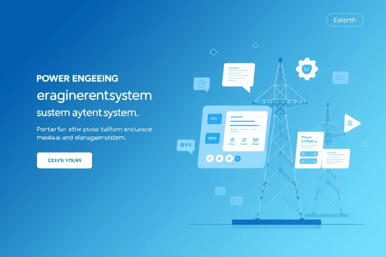 供电工程管理系统有哪些？如何构建高效智能的电力项目管理平台？