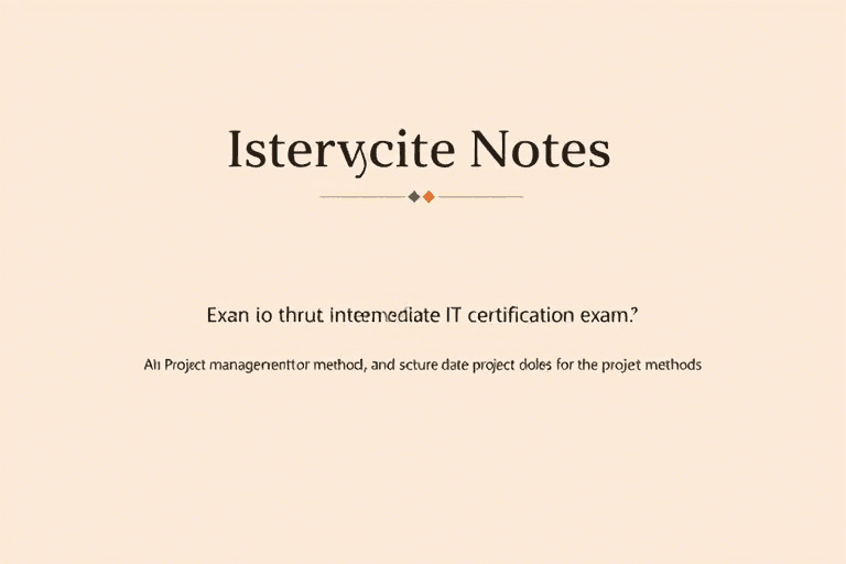 系统集成管理工程师笔记怎么做才能高效备考？实用方法全解析