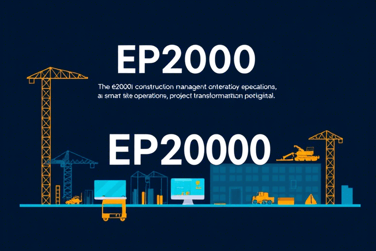 公路工程管理系统EP2000如何实现高效施工管理与数据驱动决策