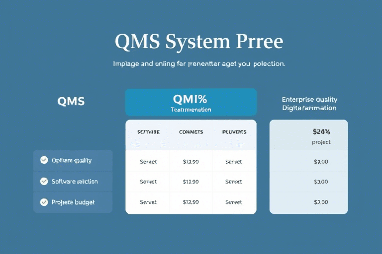 QMS质量管理系统工程价钱如何确定？企业选型关键因素解析