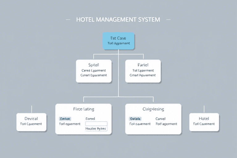 酒店管理系统工程用例图：如何设计高效的功能交互模型
