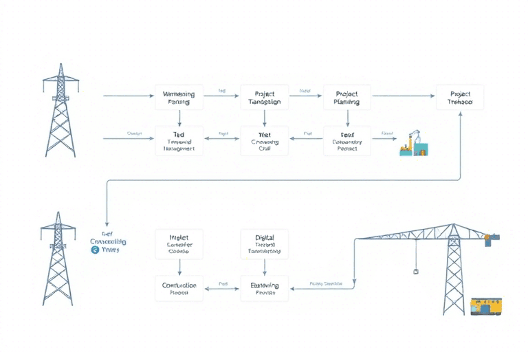 如何绘制电力工程管理系统流程图？从设计到实施的完整指南