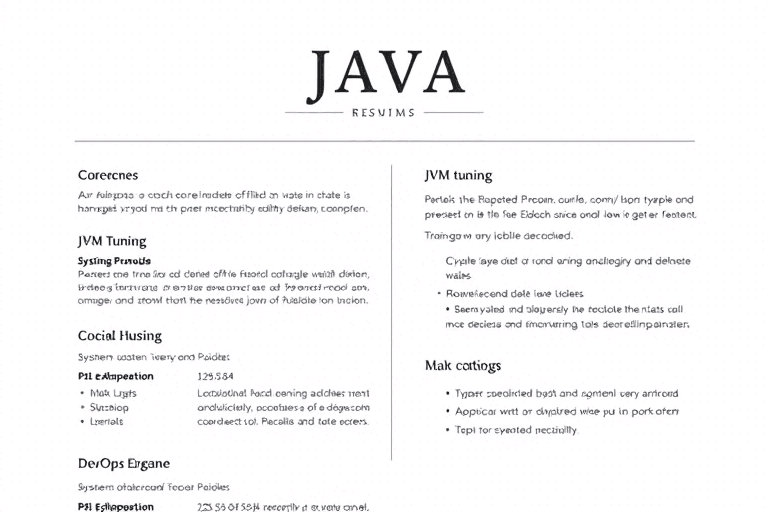 Java工程师管理系统简历怎么写才能脱颖而出？