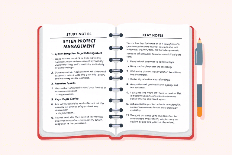 系统集成项目管理工程学霸笔记怎么做才能高效备考？