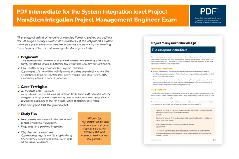 系统集成项目管理工程师中级PDF如何高效备考？完整学习指南与资源推荐