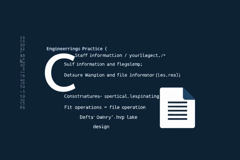 C语言工程实践：如何设计并实现一个高效的职工信息管理系统？