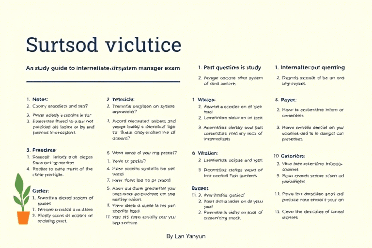 信息系统管理工程师备考精华：如何高效准备并一次通过软考中级？