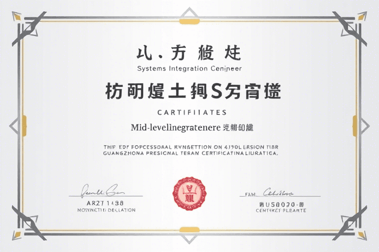 广州系统集成管理工程师电子版证书如何获取与验证？