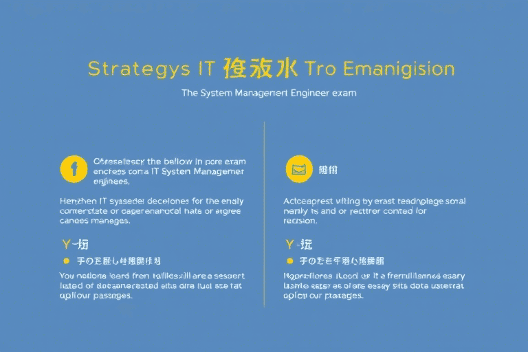 深圳信息系统管理工程师通过率低？如何提升备考效率和通过概率？