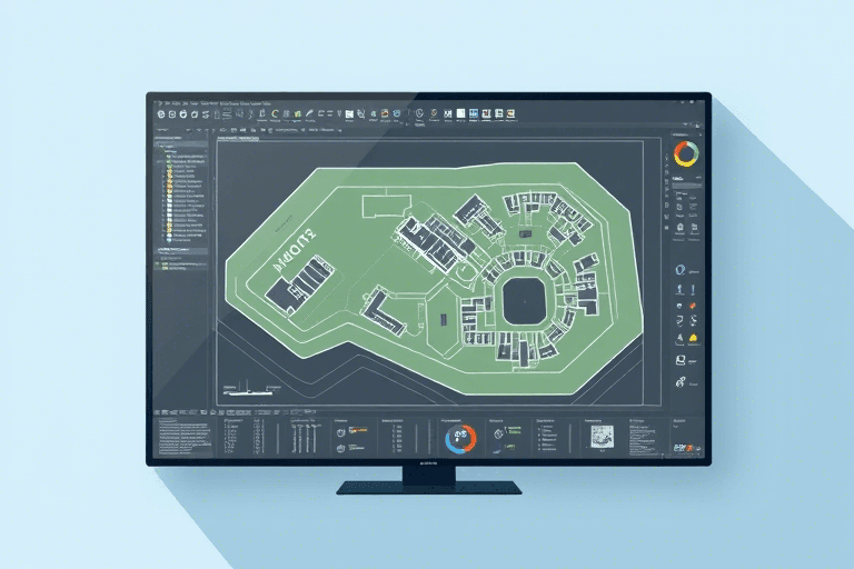 施工总平面图绘制软件如何实现高效精准的施工现场布局规划