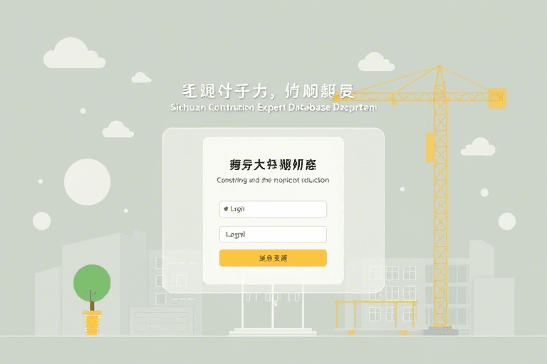 四川建设工程专家库管理系统登入指南：如何快速注册并登录使用